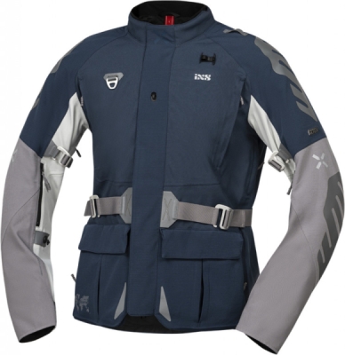 Bunda s laminovanou membránou iXS X2-011405-049-2XL VENTURE-STX 1.0 X2-011405 modrá-světle šedá 2XL