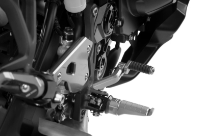 Brake foot pedal PUIG 22124R červená nastavitelný