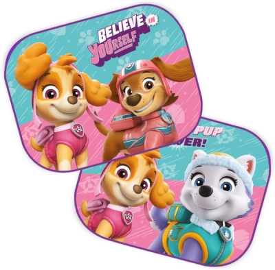 Clona sluneční na boční okno PAW PATROL GIRL 2ks Compass