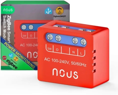 Nous B5Z ZigBee MINI Smart spínací modul (1 kanál, měření spotřeby)
