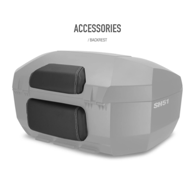 Vrchní kufr na motorku SHAD SH51 D0B51106 Karbon