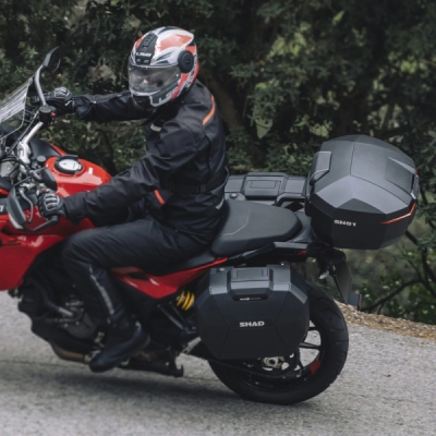 Vrchní kufr na motorku SHAD SH51 D0B51106 Karbon