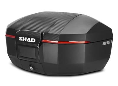 Vrchní kufr na motorku SHAD SH51 D0B51106 Karbon