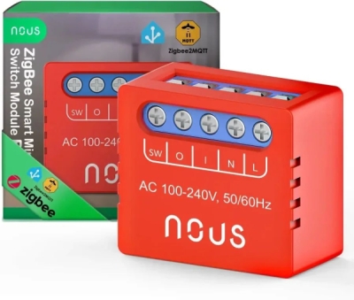 Nous B6Z ZigBee MINI Smart spínací modul (1 kanál, bez měření spotřeby)