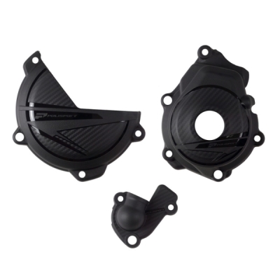 Engine covers protection kit POLISPORT 91370 černá