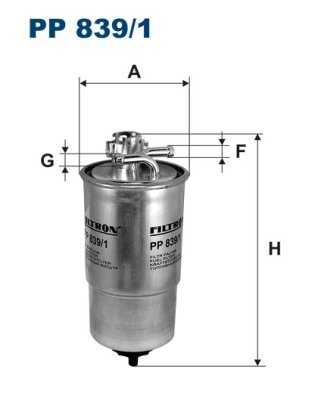 Palivový filtr Filtron PP839/1