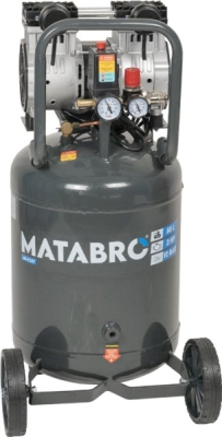 Matabro MB-K207, Bezolejový vertikální kompresor 50l, 230V, 2 písty, 2000W | 10 BAR