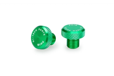 Rearview mirror caps PUIG 21808V zelená M10/125, side right + right