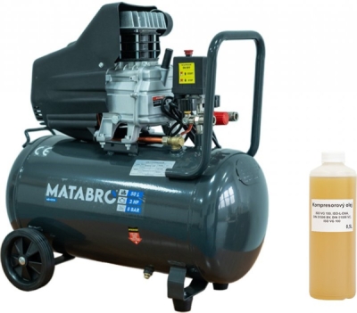 Matabro MB-K104, Olejový kompresor 50l, 230V | 2800W