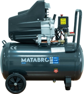 AKČNÍ SET SETMB-K104, Olejový kompresor 50l, 230V s příslušenstvím | 2800W | Matabro