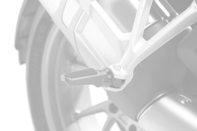 Stupačky bez adaptérů PUIG SPORT 7318R červená s gumou
