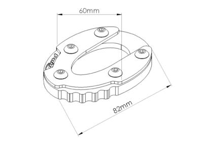 Kickstand extension PUIG 20198N černý