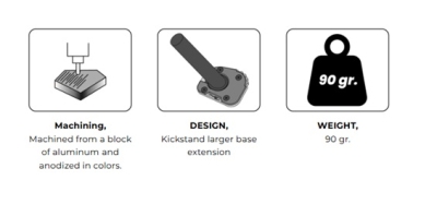 Kickstand extension PUIG 20198N černý