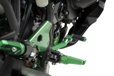 Brake foot pedal PUIG 22124V zelená nastavitelný