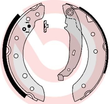 Sada brzdových čelistí BREMBO S 61 520