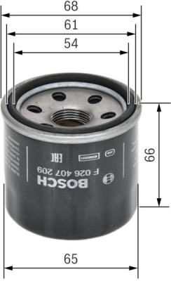 Olejový filtr BOSCH F 026 407 209