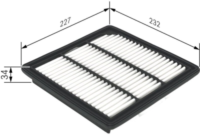 Vzduchový filtr BOSCH F 026 400 407