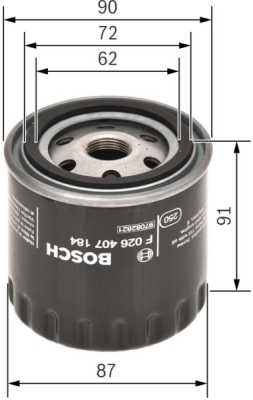 Olejový filtr BOSCH F 026 407 184