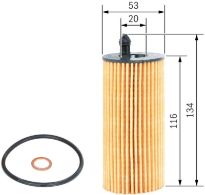 Olejový filtr BOSCH F 026 407 205