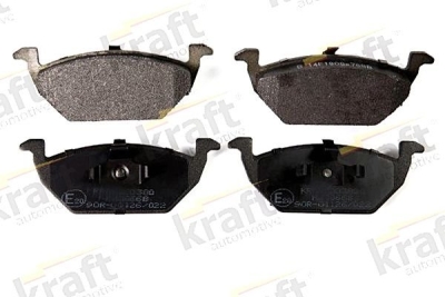 Sada brzdových destiček, kotoučová brzda KRAFT AUTOMOTIVE 6000380/6000382
