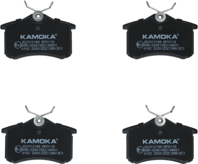 Sada brzdových destiček, kotoučová brzda KAMOKA JQ1012166