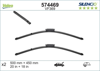 List stěrače VALEO 574469