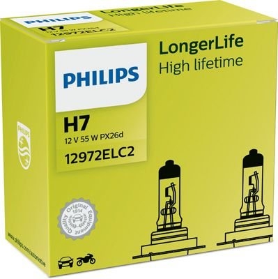 Žárovka, dálkový světlomet PHILIPS LongerLife 12972ELC2 - bazar