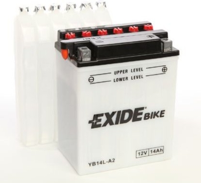 Motobaterie Exide Bike Conventional 12V, 14Ah, EB14L-A2
