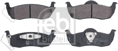 Sada brzdových destiček, kotoučová brzda FEBI BILSTEIN 116339
