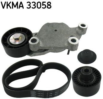 Sada žebrovaných klínových řemenů SKF VKMA 33058