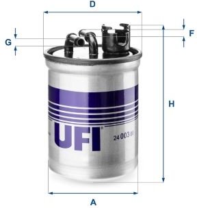 Palivový filtr UFI 24.003.00