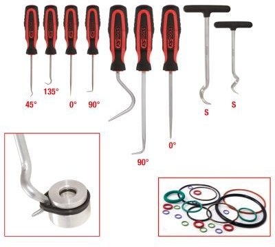 Háky-nářadí-sada KS TOOLS 550.1070