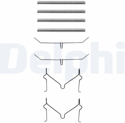 Sada příslušenství, obložení kotoučové brzdy DELPHI LX0182