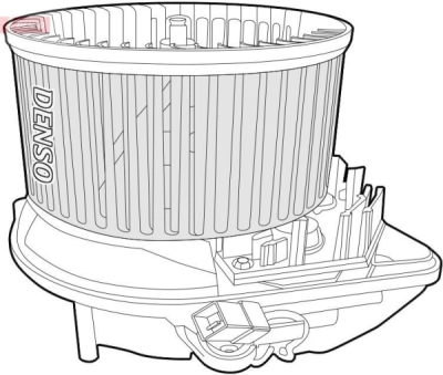 vnitřní ventilátor DENSO DEA07015