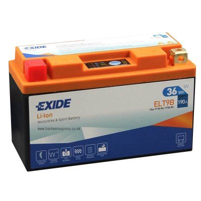 Motobaterie Exide Bike Li-Ion 12V, 3Ah, 190A, 36Wh, ELT9B