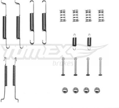 Sada příslušenství, brzdové čelisti TOMEX Brakes 4001
