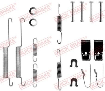 Sada příslušenství, brzdové čelisti QUICK BRAKE 105-0654 - bazar