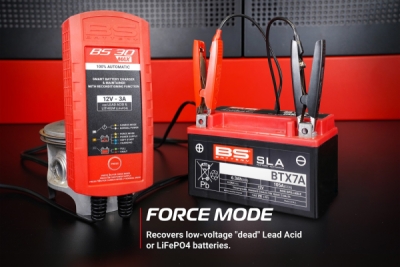 Nabíječka baterií BS-BATTERY 700606 SMART BS30MAX (vhodné také pro lithiové baterie) 12V 3A (700.700606)