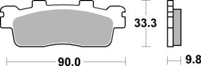 Brzdové destičky BREMBO 07085XS