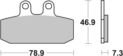 Brzdové destičky BREMBO 07GR13CC CC ROAD