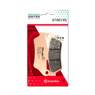 Brzdové destičky BREMBO 07001XS