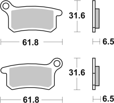 Brzdové destičky BREMBO 07GR69SX