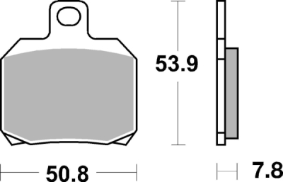 Brzdové destičky BREMBO 07004 CC SCOOTER