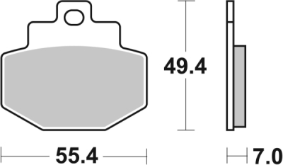 Brzdové destičky BREMBO 07047XS