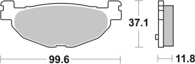 Brzdové destičky BREMBO 07059XS