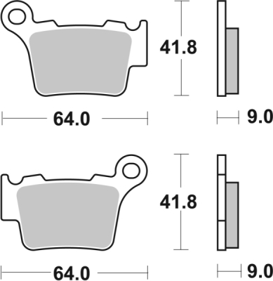 Brzdové destičky BREMBO 07BB27SD