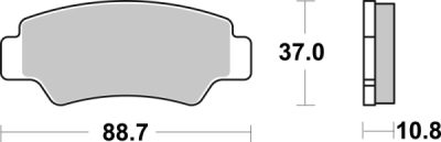 Brzdové destičky BREMBO 07KS09SD