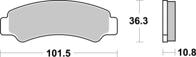 Brzdové destičky BREMBO 07KS08SD