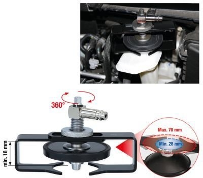 Adaptér, nádrž (plnění brzdové kapaliny) KS TOOLS 160.0718