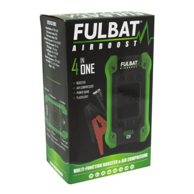 Multifunkční startovací booster & vzduchový kompresor FULBAT 750595 AIRBOOST 12V 1600A (700.750595)